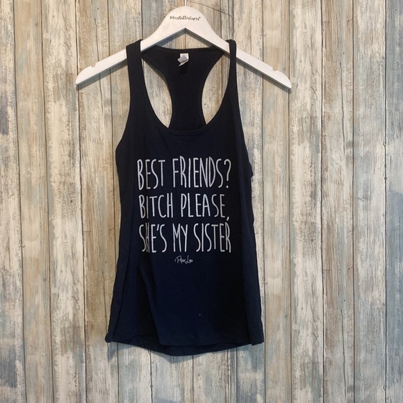 Best friends graphic racer back | size small - Picture 2 of 5